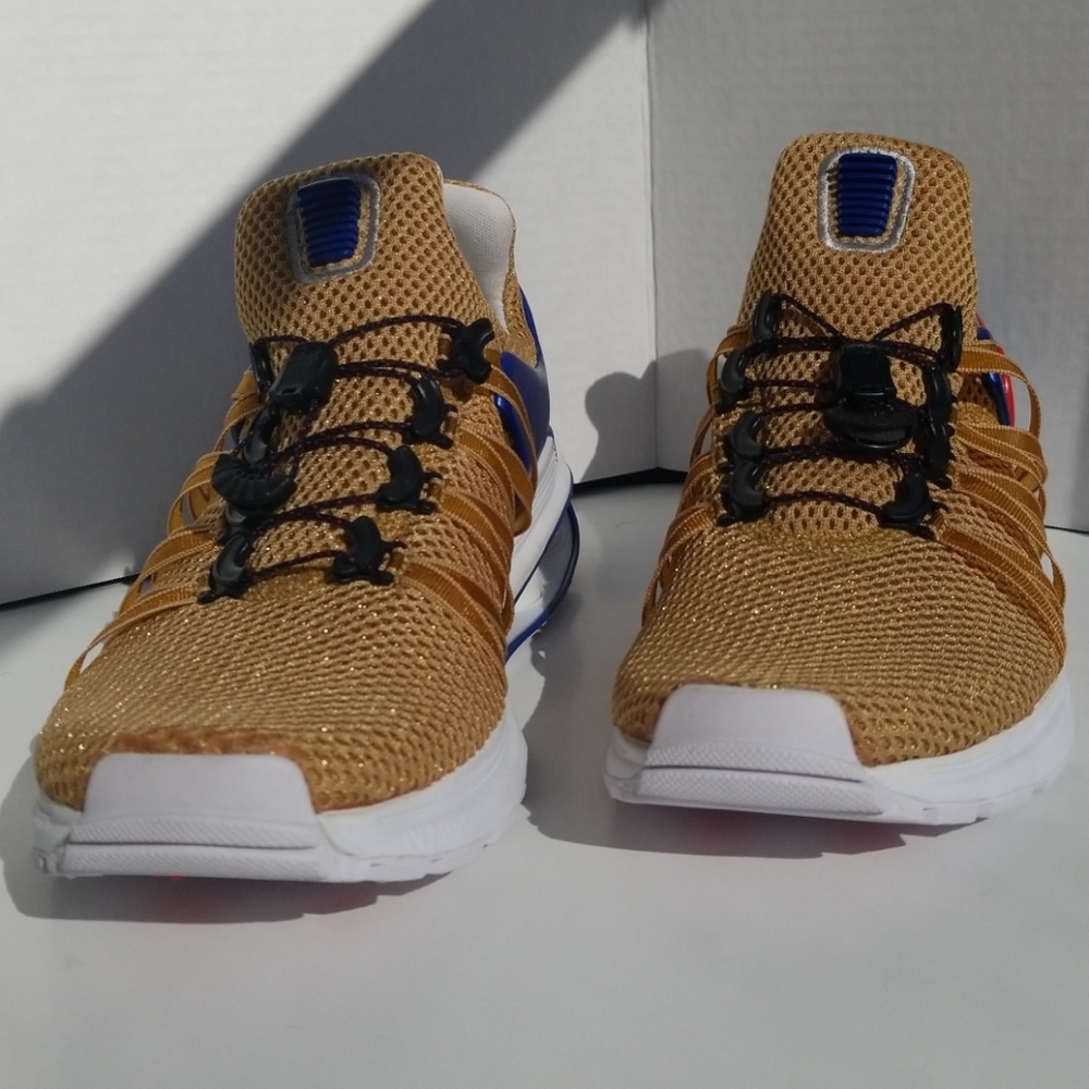 NWB NIKE SHOX GRAVITY METALLIC GOLD SIZE 10 MEN - Picture 5 of 8